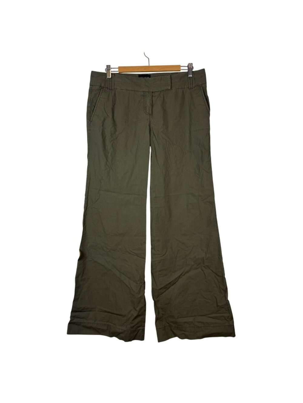 The Limited 10 Olive Green Wide Leg Drew Fit Pants Naturecore Earth Tones